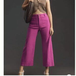 Anthropologie Maeve colette hot pink pants